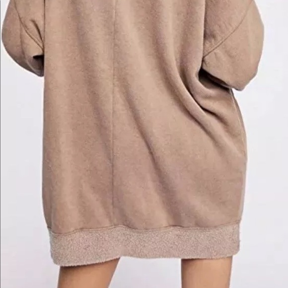 FREE PEOPLE TOO EASY OVERSIZED COWL NECK PULLOVER - Picture 2 of 5